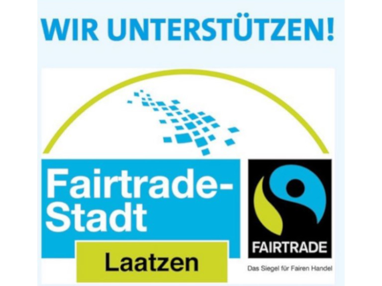 Fairtrade Laatzen verteilt “fairträgliche” Plaketten